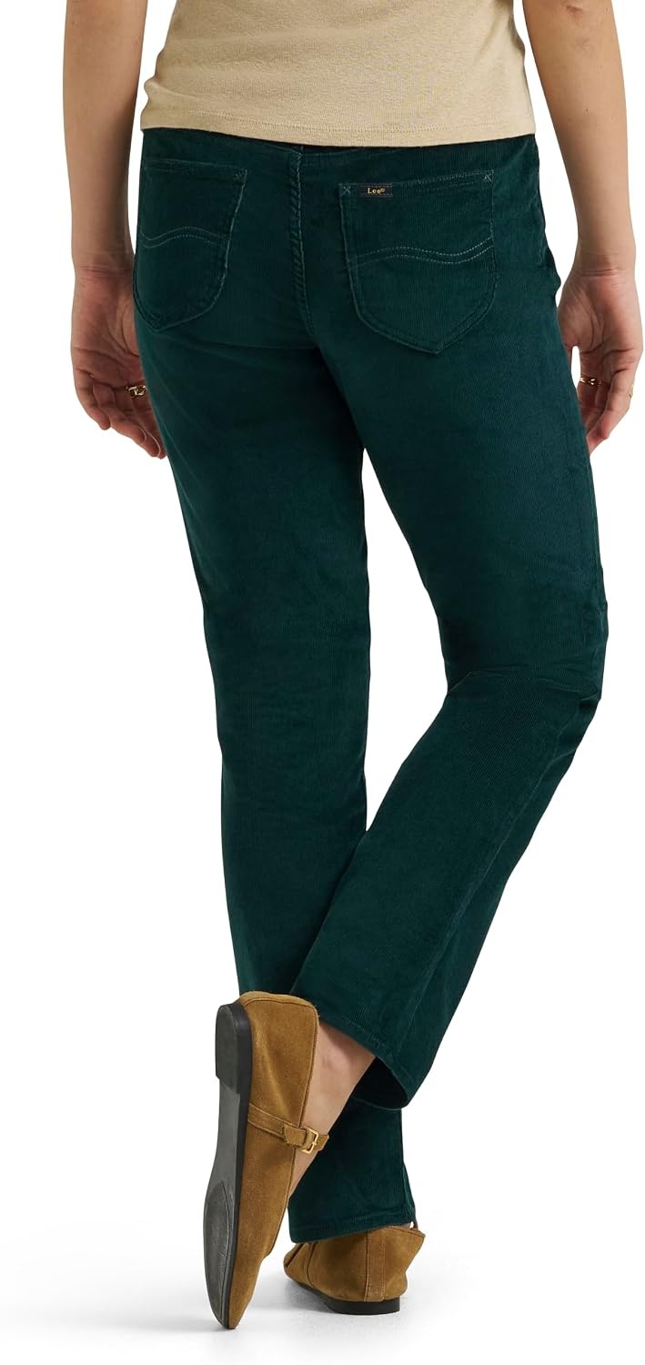 image:imageLee Womens Legendary Mid Rise Straight Leg JeanPonderosa Pine Corduroy