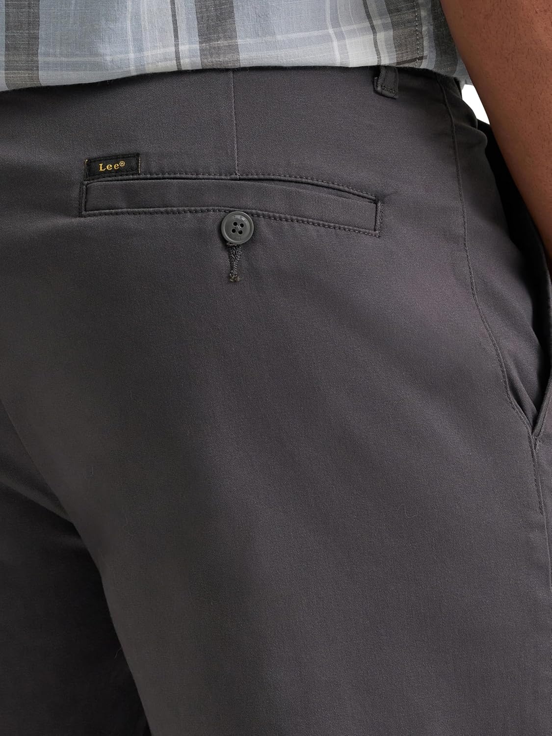 image:imageLee Mens Big amp Tall Extreme Motion Flat Front ShortAnthracite