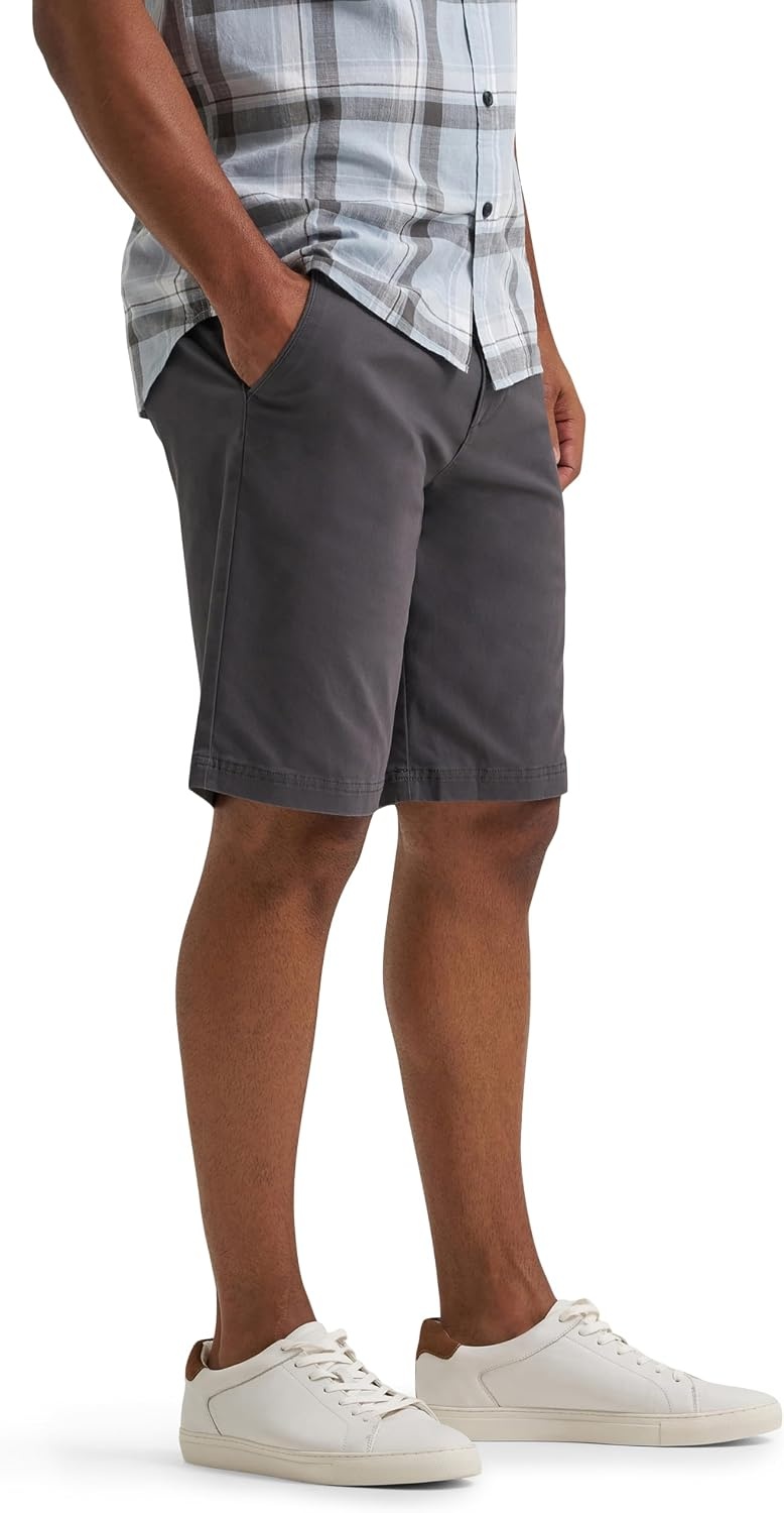 image:imageLee Mens Big amp Tall Extreme Motion Flat Front ShortAnthracite