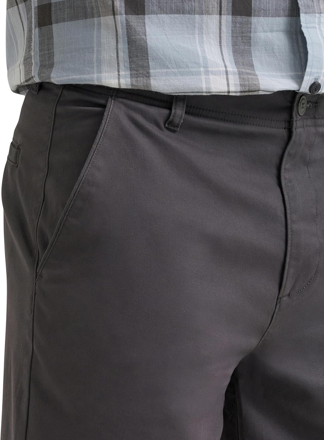 image:imageLee Mens Big amp Tall Extreme Motion Flat Front ShortAnthracite