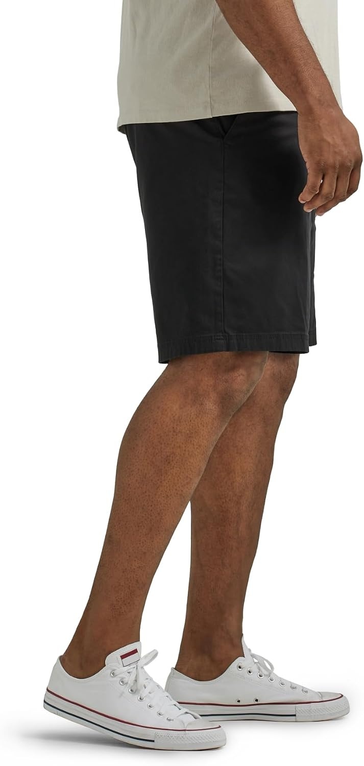 image:imageLee Mens Big amp Tall Extreme Motion Flat Front ShortBlack