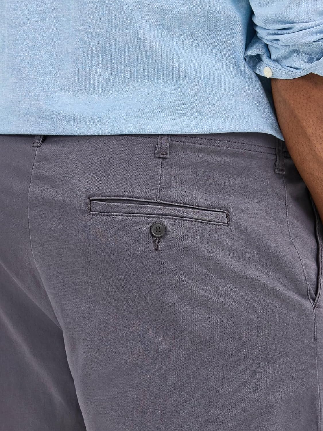 image:imageLee Mens Big amp Tall Extreme Motion Flat Front ShortCharcoal Gray
