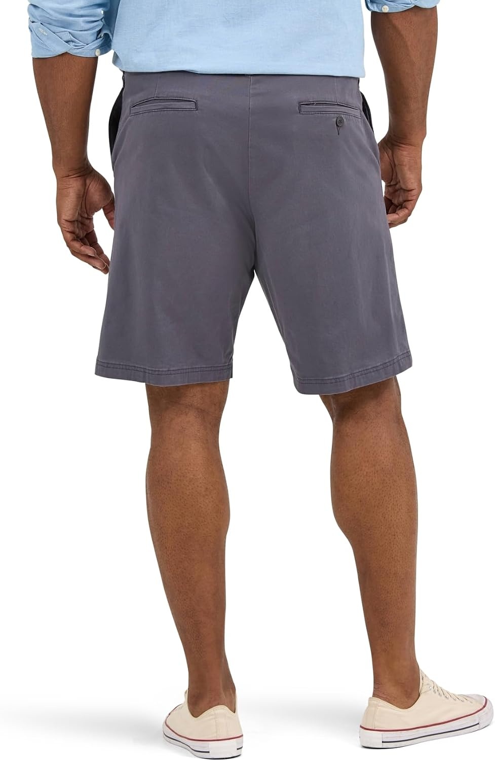 image:imageLee Mens Big amp Tall Extreme Motion Flat Front ShortCharcoal Gray