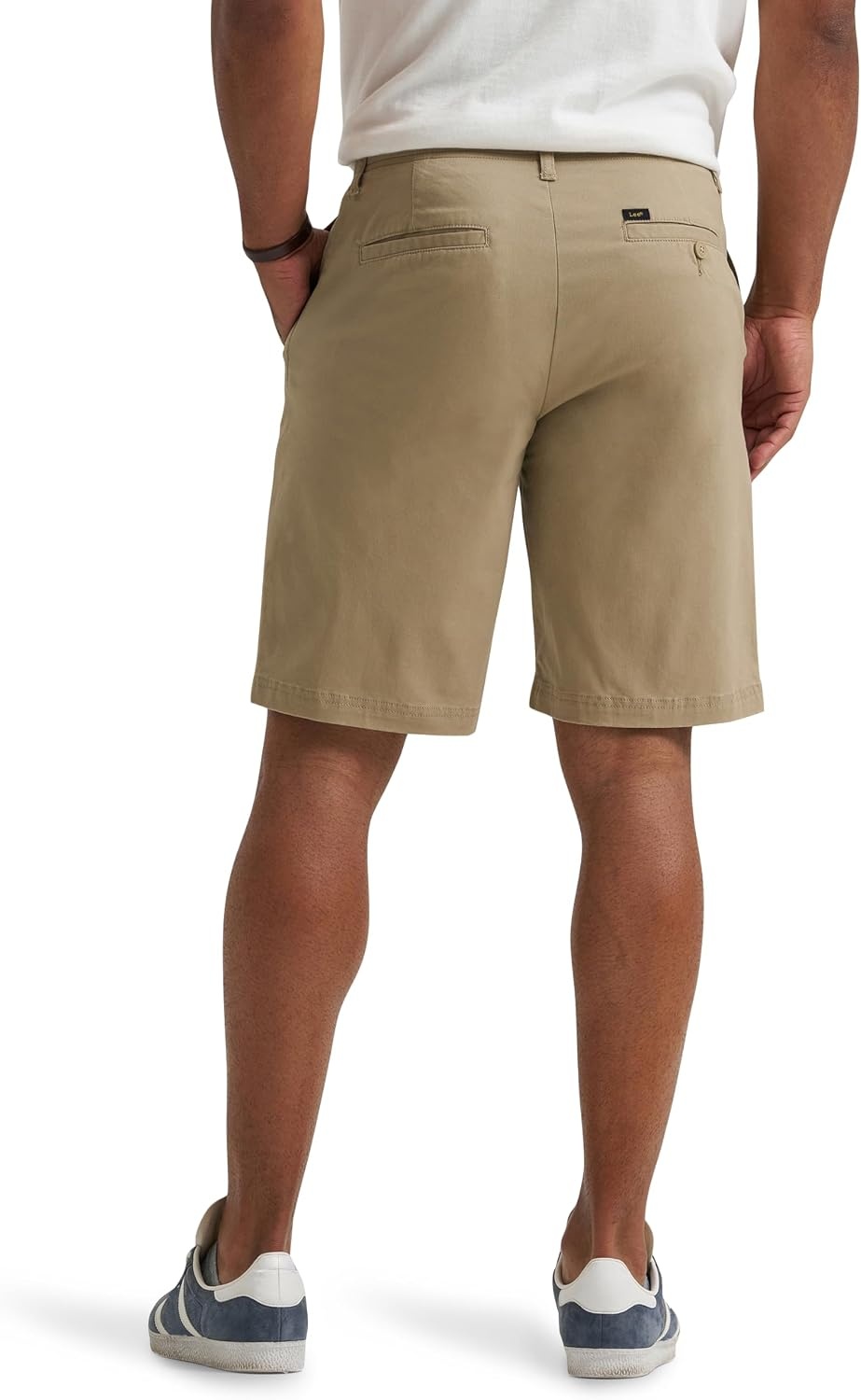 image:imageLee Mens Big amp Tall Extreme Motion Flat Front ShortKansas City Khaki