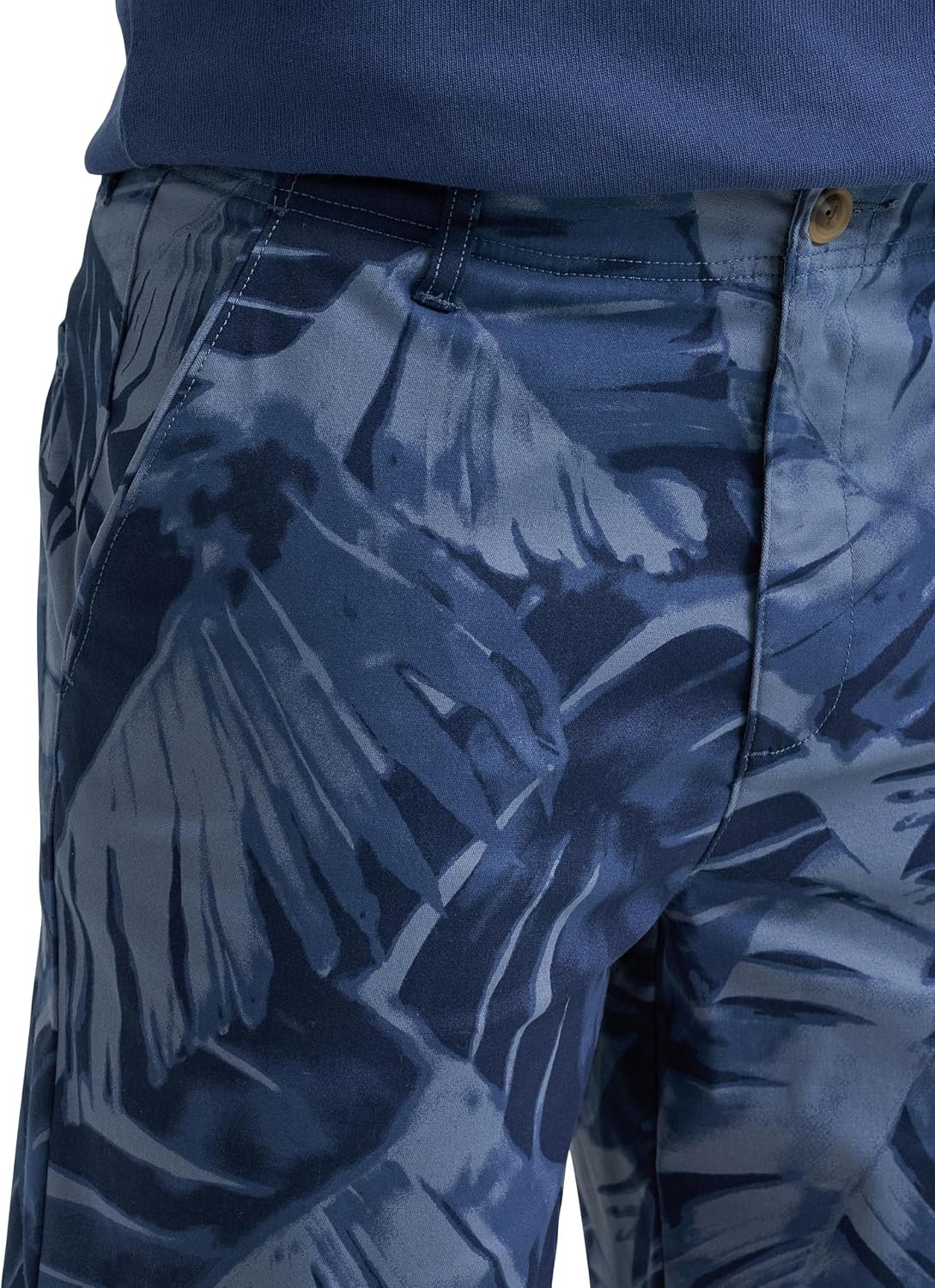 image:imageLee Mens Big amp Tall Extreme Motion Flat Front ShortLake Blue Leaf