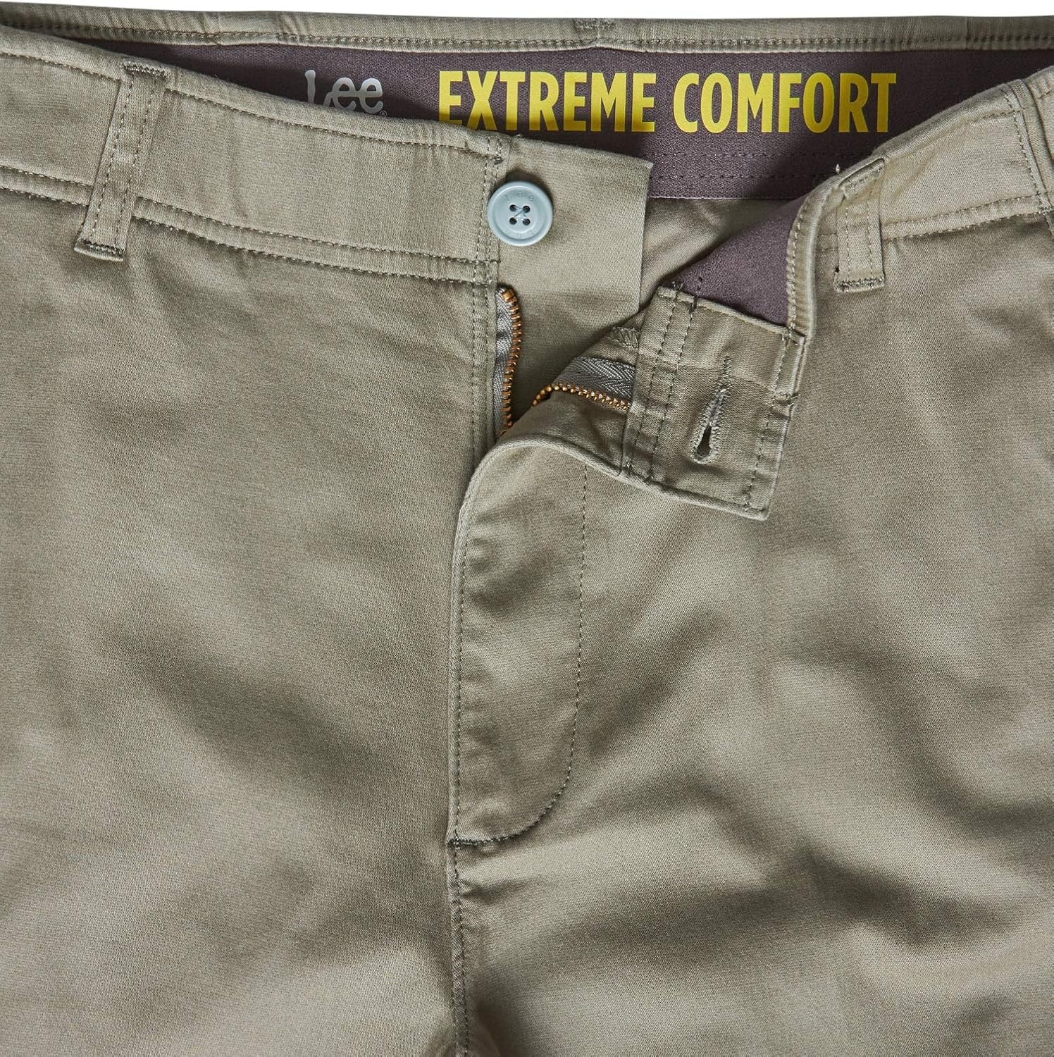 image:imageLee Mens Big amp Tall Extreme Motion Flat Front ShortMercantile Green