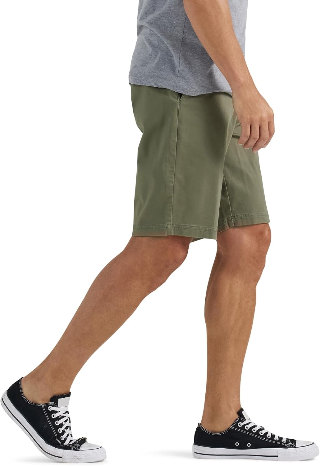 image:imageLee Mens Big amp Tall Extreme Motion Flat Front ShortOlive Grove