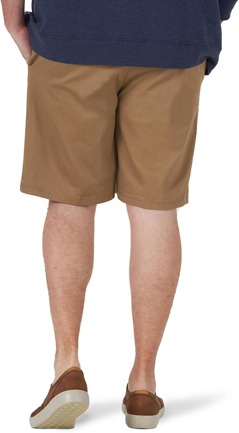 image:imageLee Mens Big amp Tall Extreme Motion Flat Front ShortOriginal Khaki