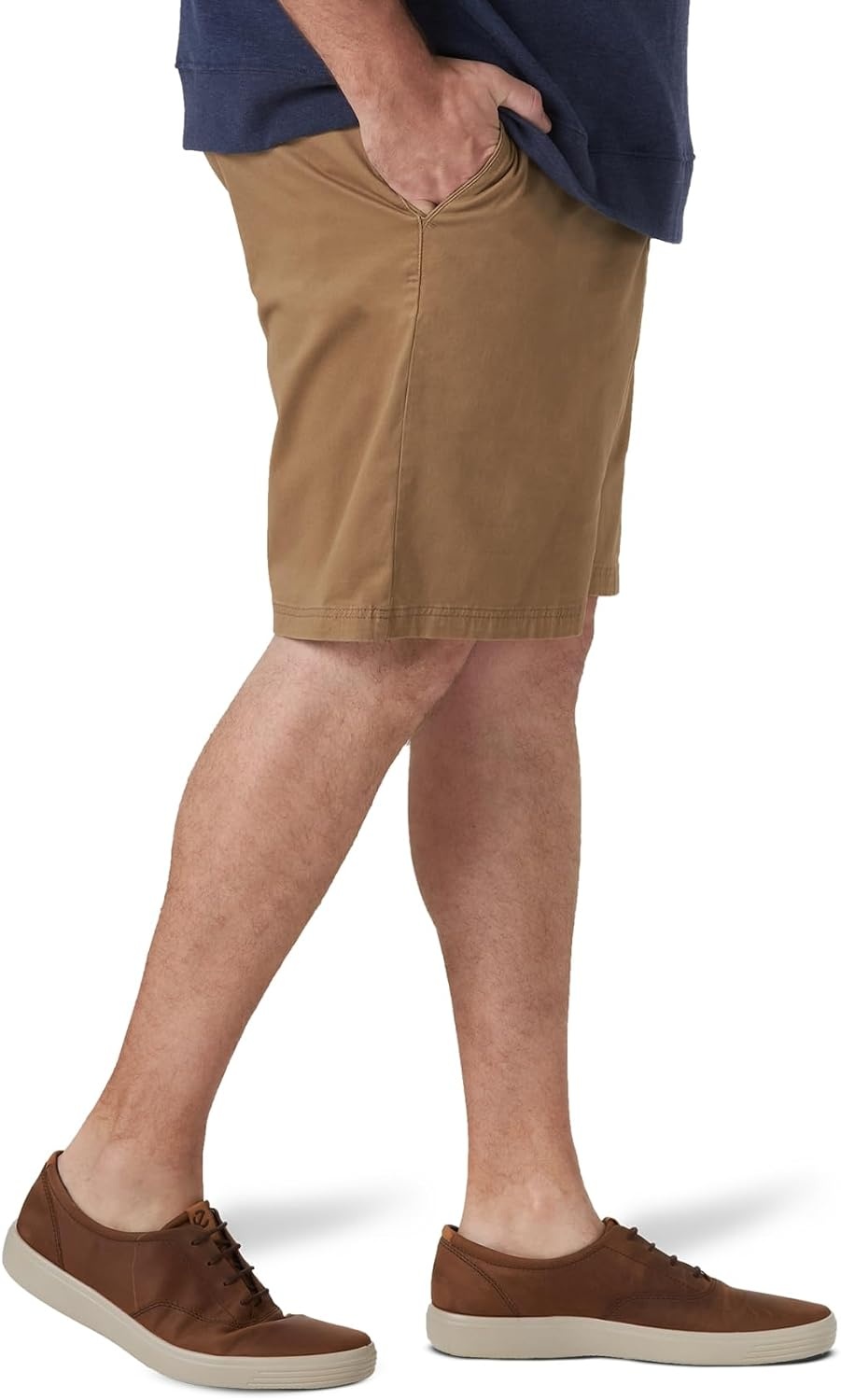 image:imageLee Mens Big amp Tall Extreme Motion Flat Front ShortOriginal Khaki