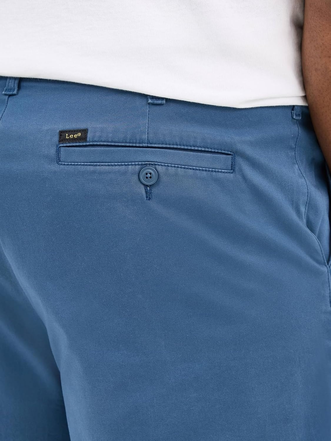 image:imageLee Mens Big amp Tall Extreme Motion Flat Front ShortOrion Blue