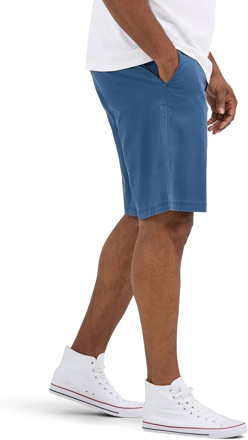 image:imageLee Mens Big amp Tall Extreme Motion Flat Front ShortOrion Blue