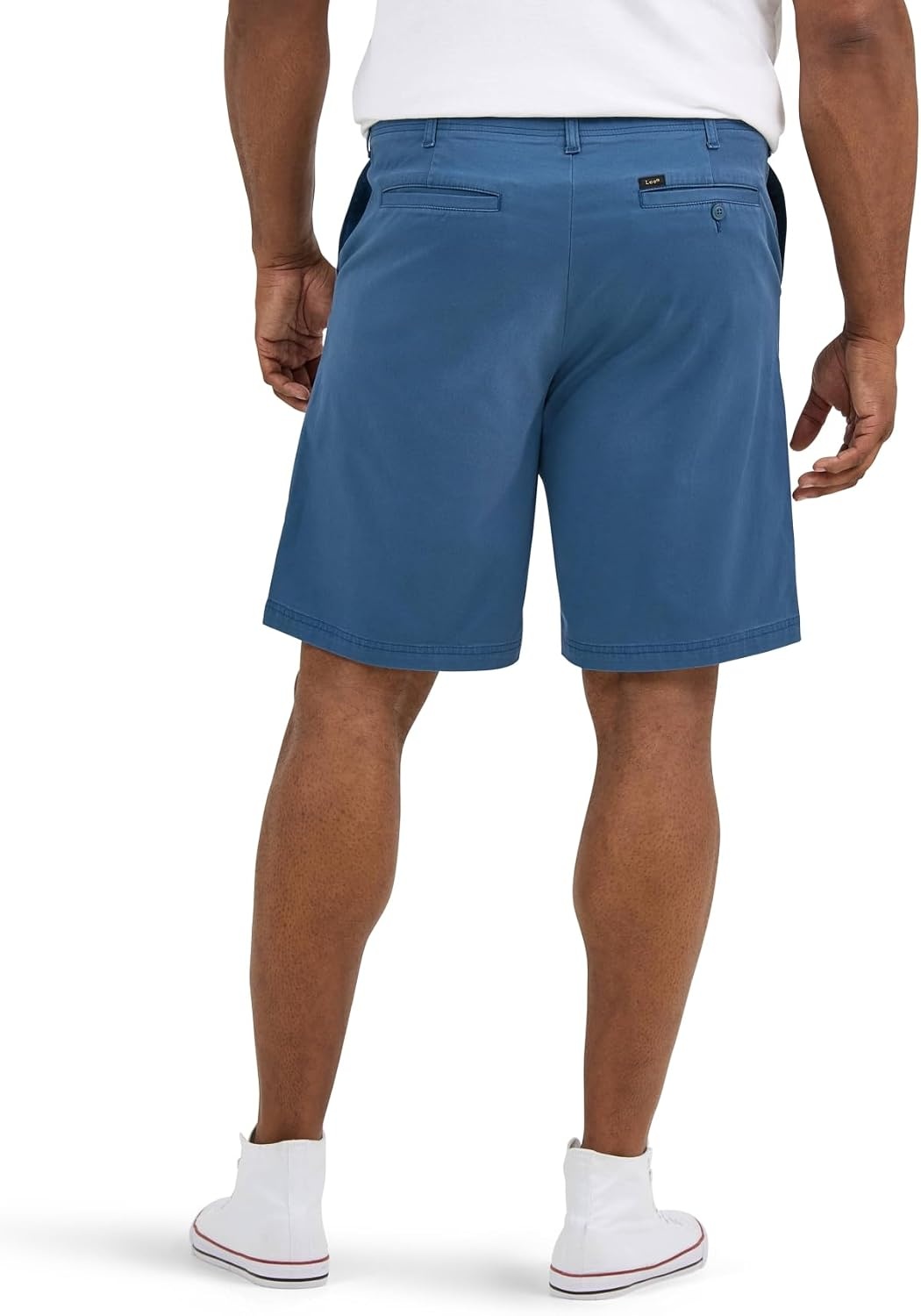 image:imageLee Mens Big amp Tall Extreme Motion Flat Front ShortOrion Blue