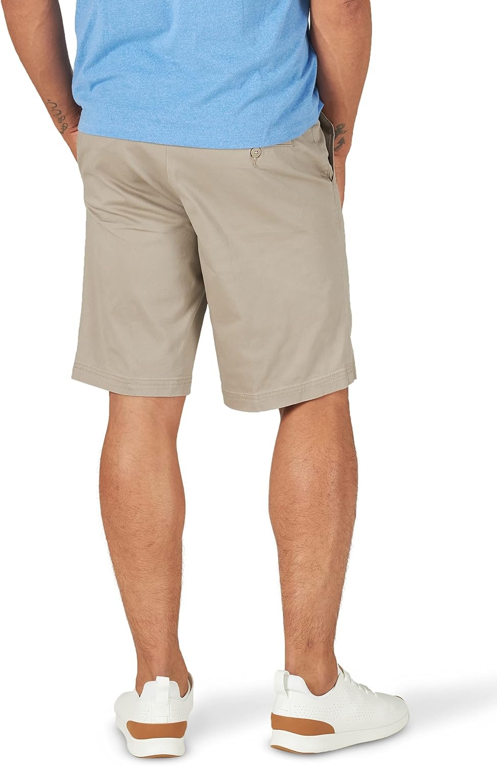 image:imageLee Mens Big amp Tall Extreme Motion Flat Front ShortPebble