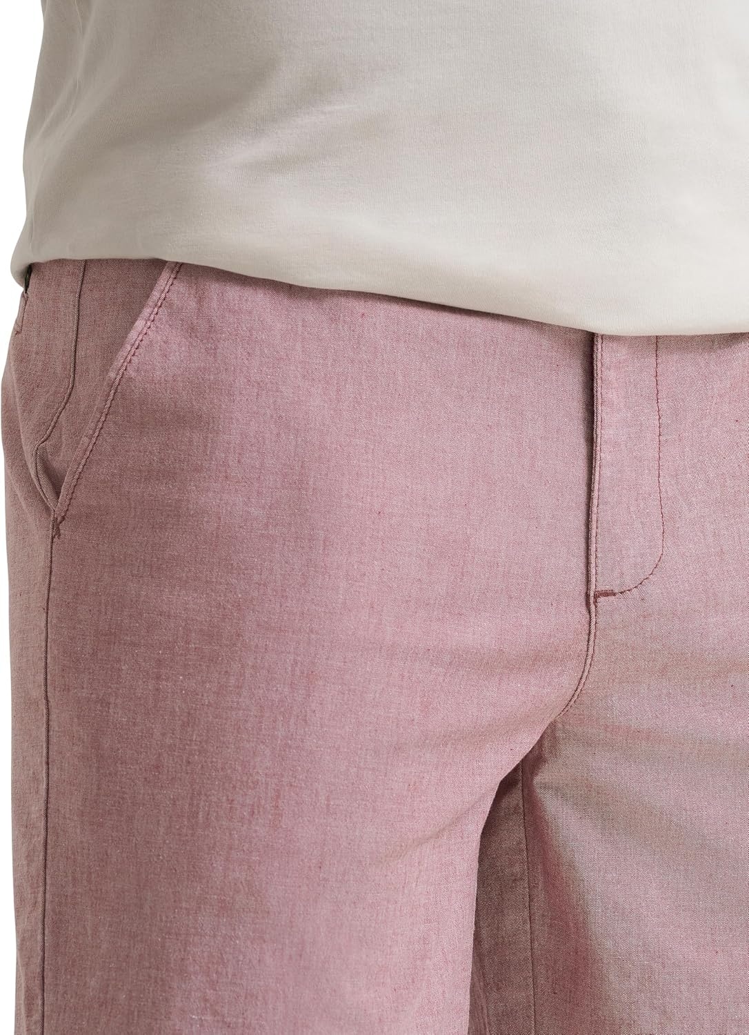 image:imageLee Mens Big amp Tall Extreme Motion Flat Front ShortPunch Chambray