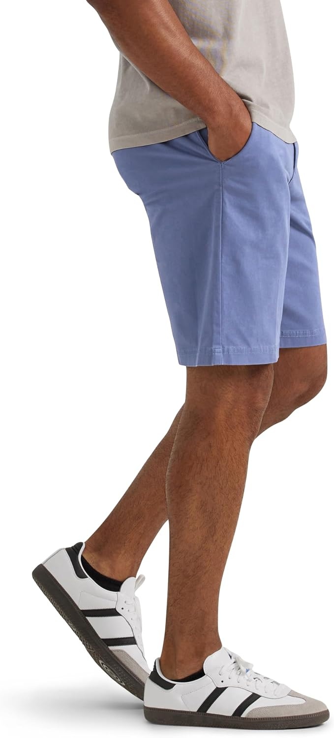 image:imageLee Mens Big amp Tall Extreme Motion Flat Front ShortSurf Blue