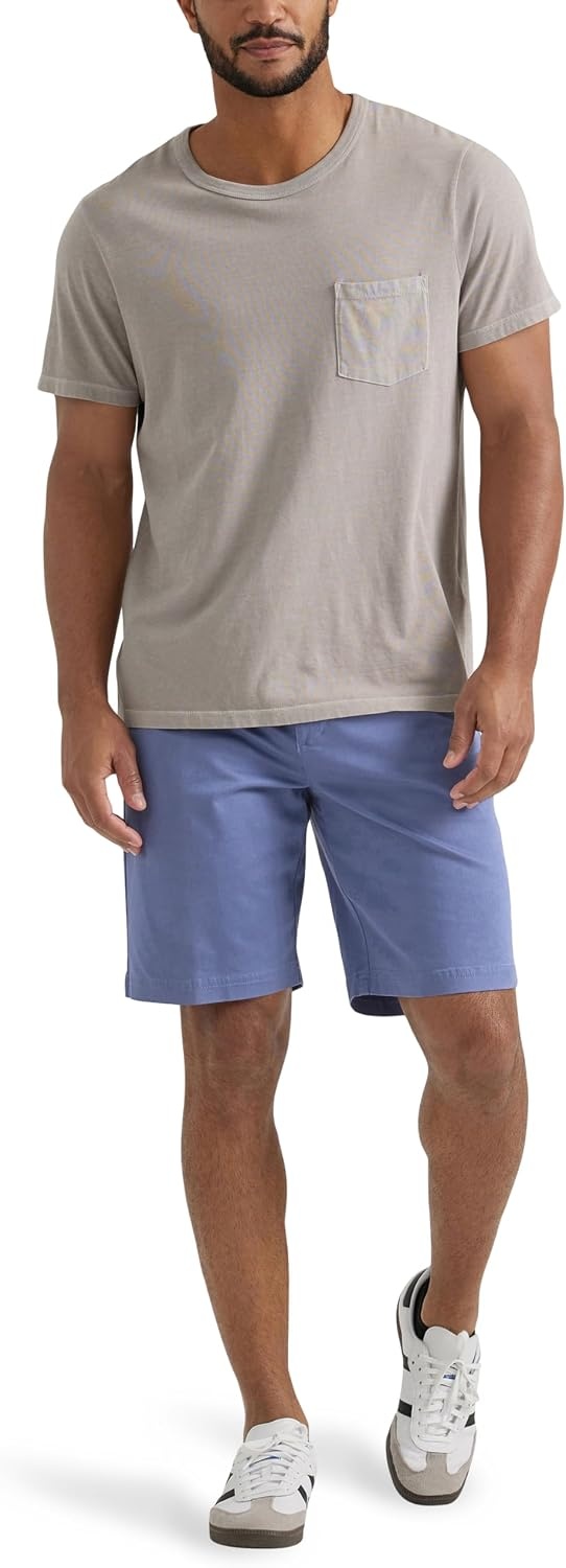 image:imageLee Mens Big amp Tall Extreme Motion Flat Front ShortSurf Blue