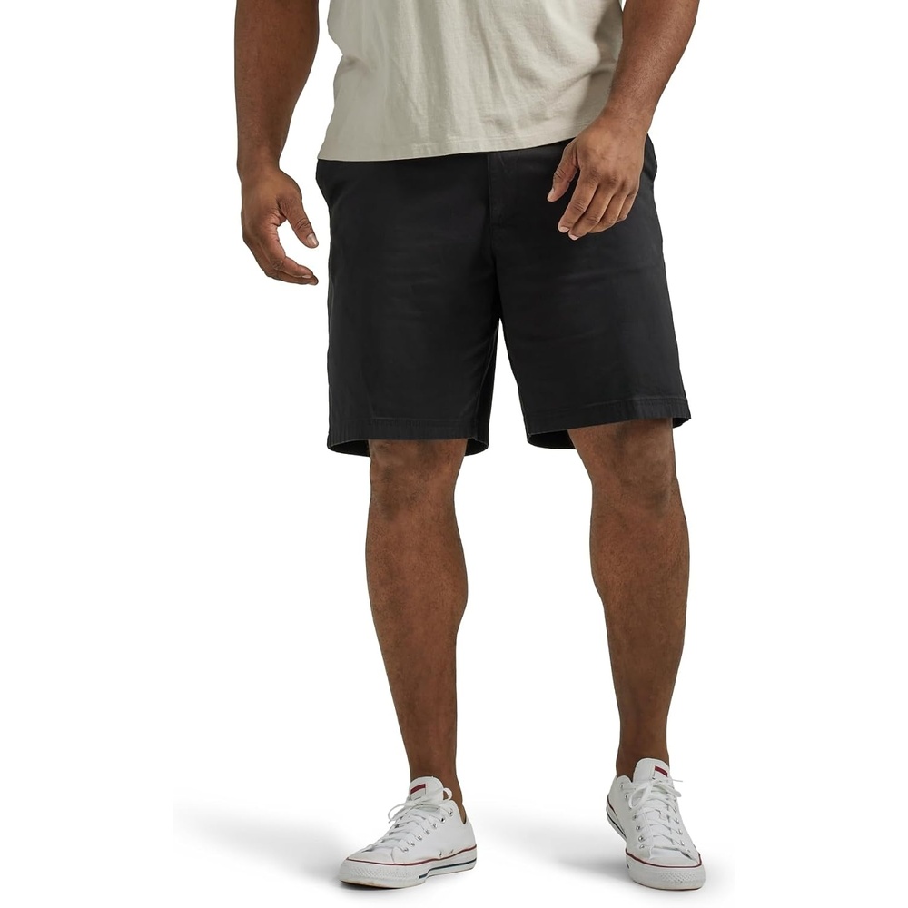 image:imageLee Mens Big amp Tall Extreme Motion Flat Front ShortBlack