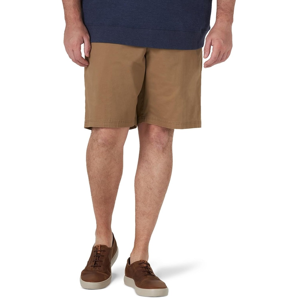 image:imageLee Mens Big amp Tall Extreme Motion Flat Front ShortOriginal Khaki