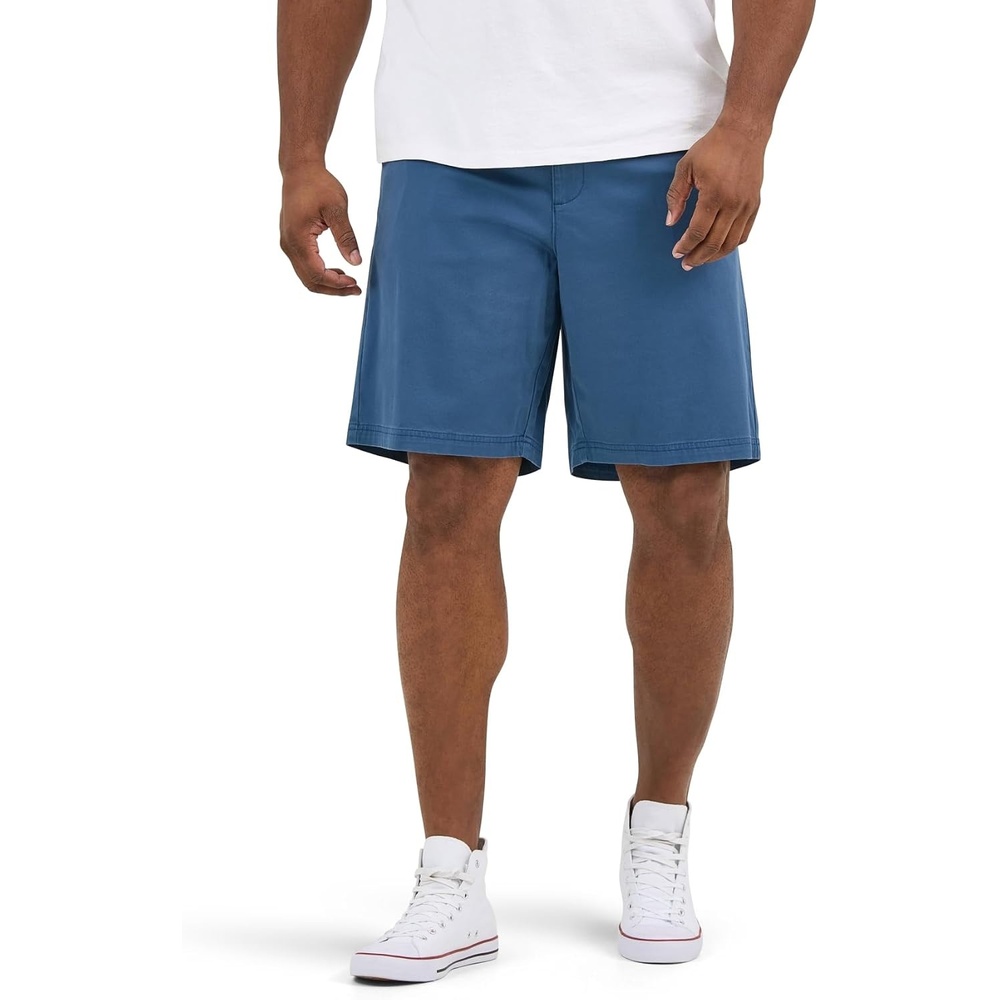 image:imageLee Mens Big amp Tall Extreme Motion Flat Front ShortOrion Blue