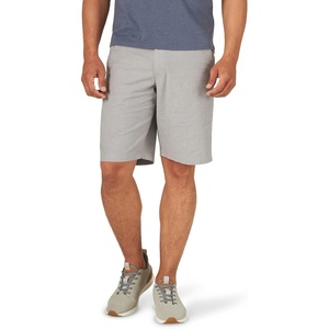 Lee Men’s Big & Tall Extreme Motion Flat Front Short(Gray Chambray)
