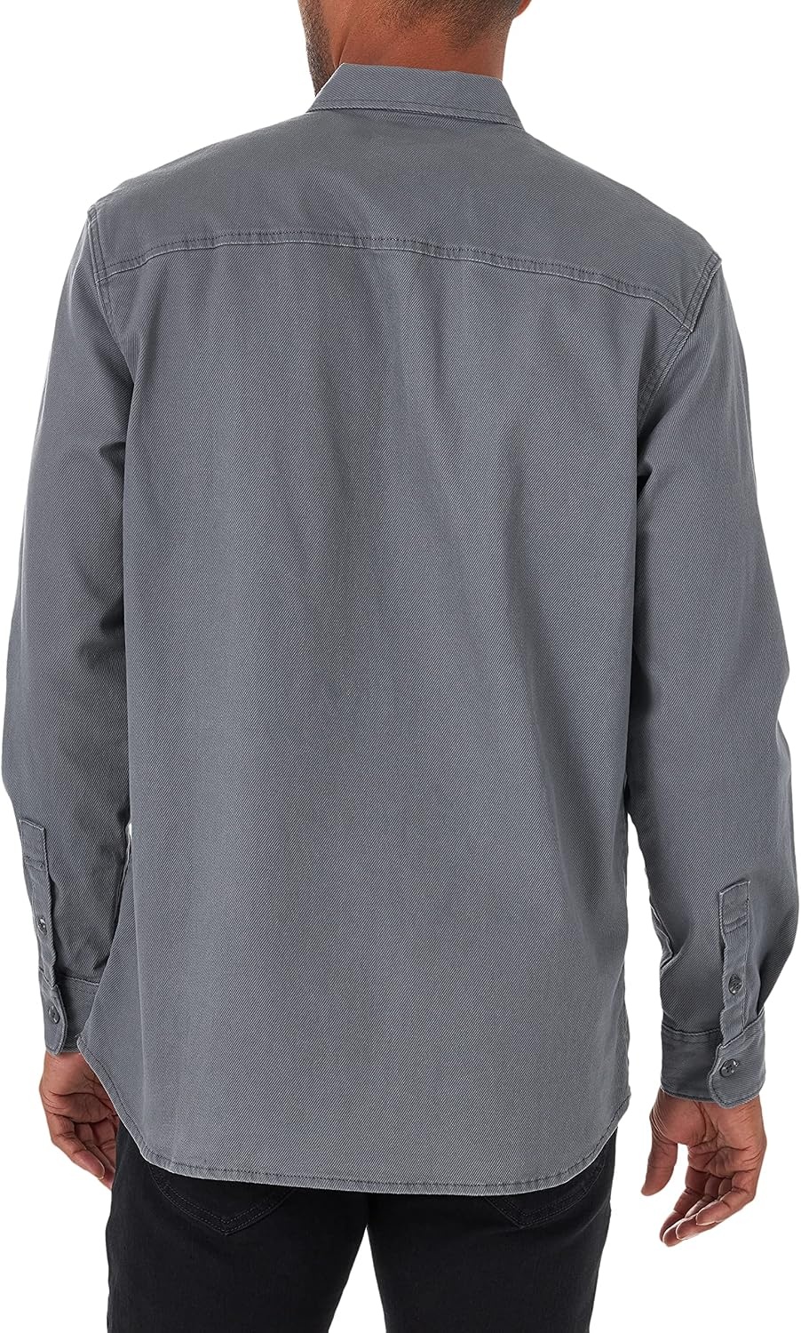 image:imageLee Mens All Purpose Classic Fit Long Sleeve ShirtGray Calvary Twill