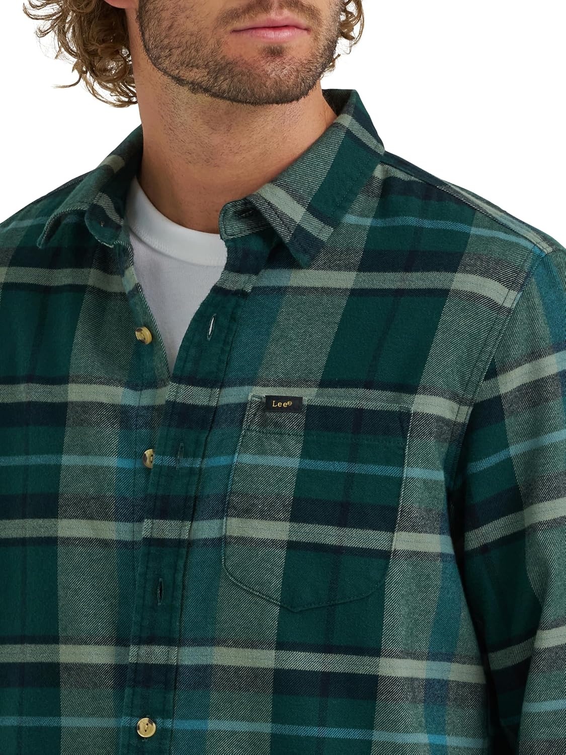 image:imageLee Mens Legendary All Purpose Flannel Long Sleeve ShirtPonderosa Pine Plaid