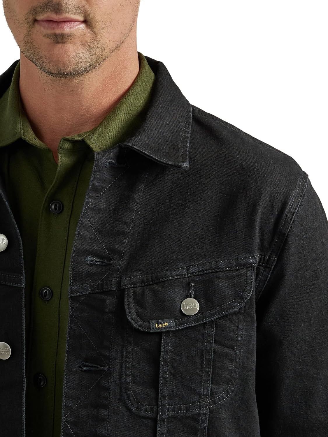image:imageLee Mens Legendary Classic Rider JacketOverdye Black