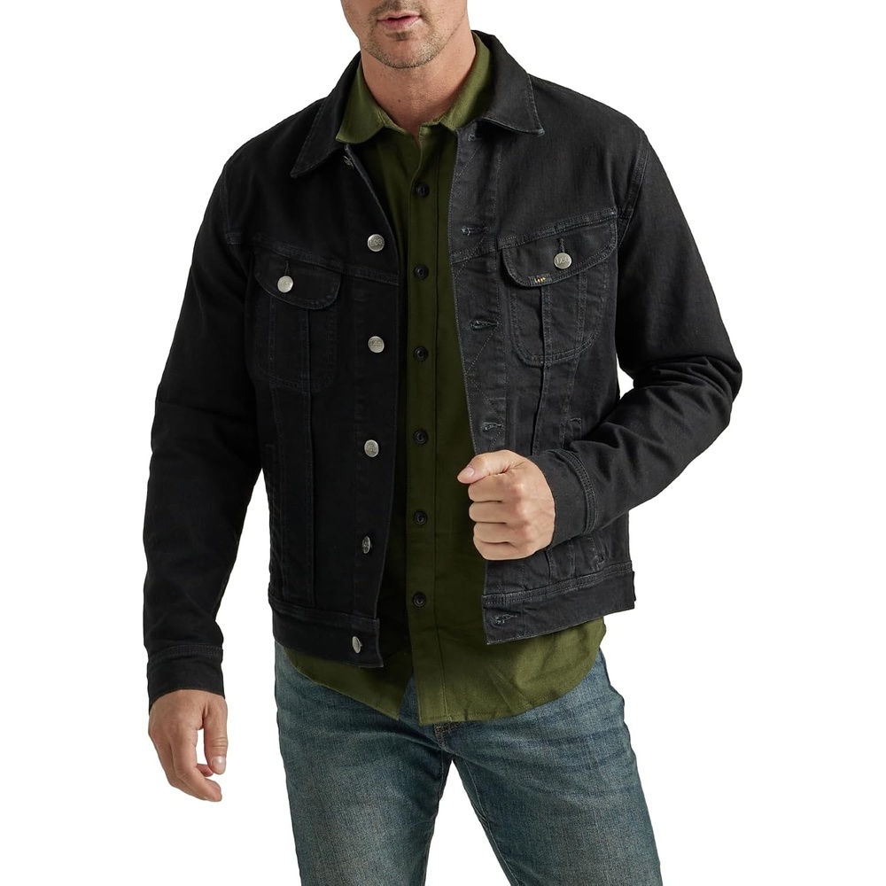 image:imageLee Mens Legendary Classic Rider JacketOverdye Black