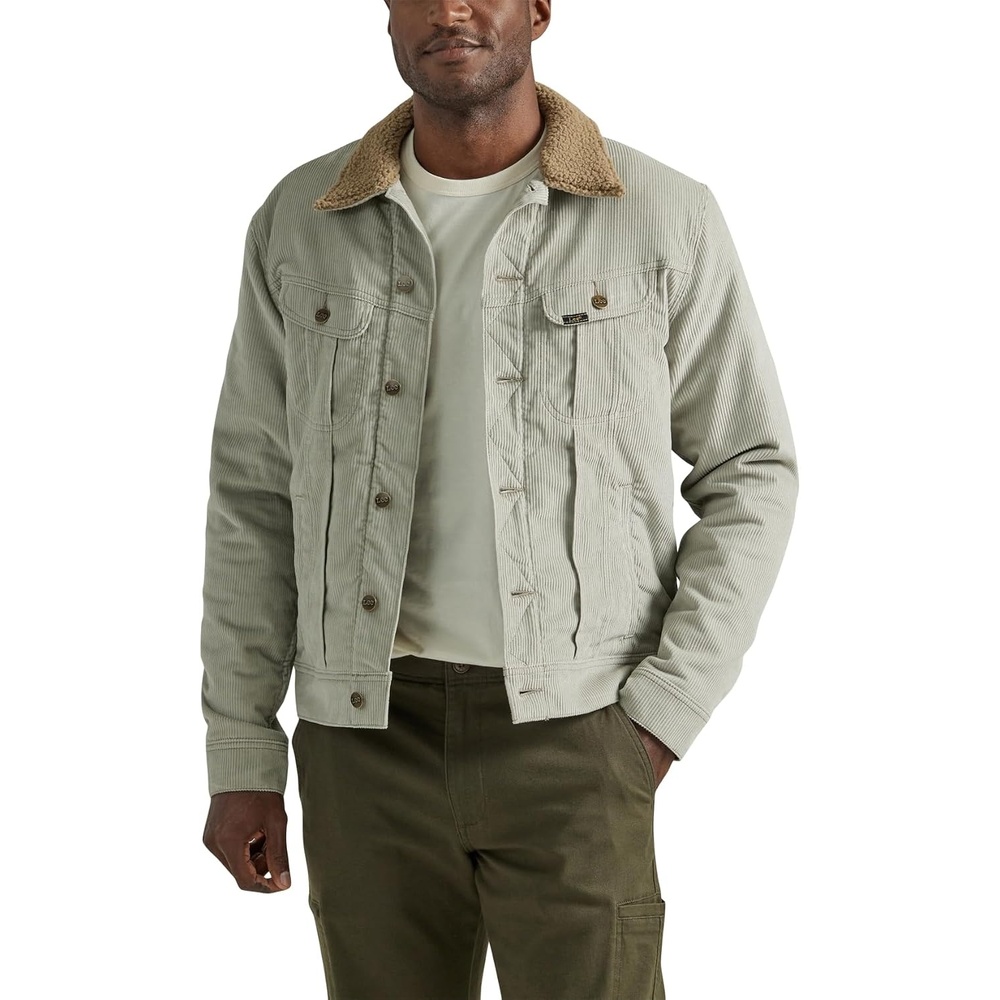 image:imageLee Mens Legendary Classic Rider JacketSherpalined Salina Stone