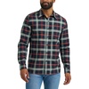 Navy Sage Plaid