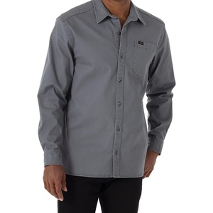 Lee Men’s All Purpose Classic Fit Long Sleeve Shirt(Gray – Calvary Twill)