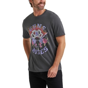 Lee Men’s Jukebox Favorites Graphic Tees(Guns N Roses Asphalt)