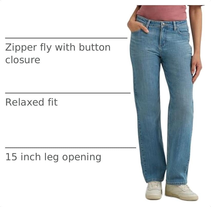 image:imageLee Womens Legendary Relaxed Straight JeanInspire Blue