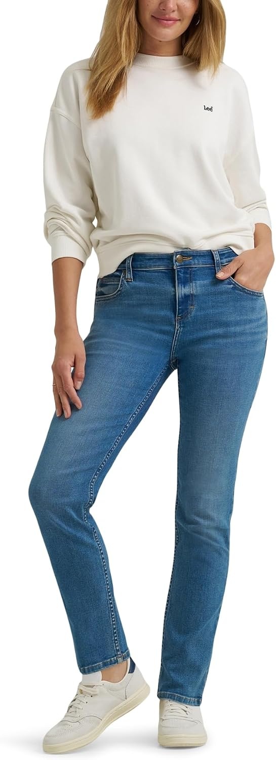 image:imageLee Womens Legendary Slim Straight JeanOn the Move
