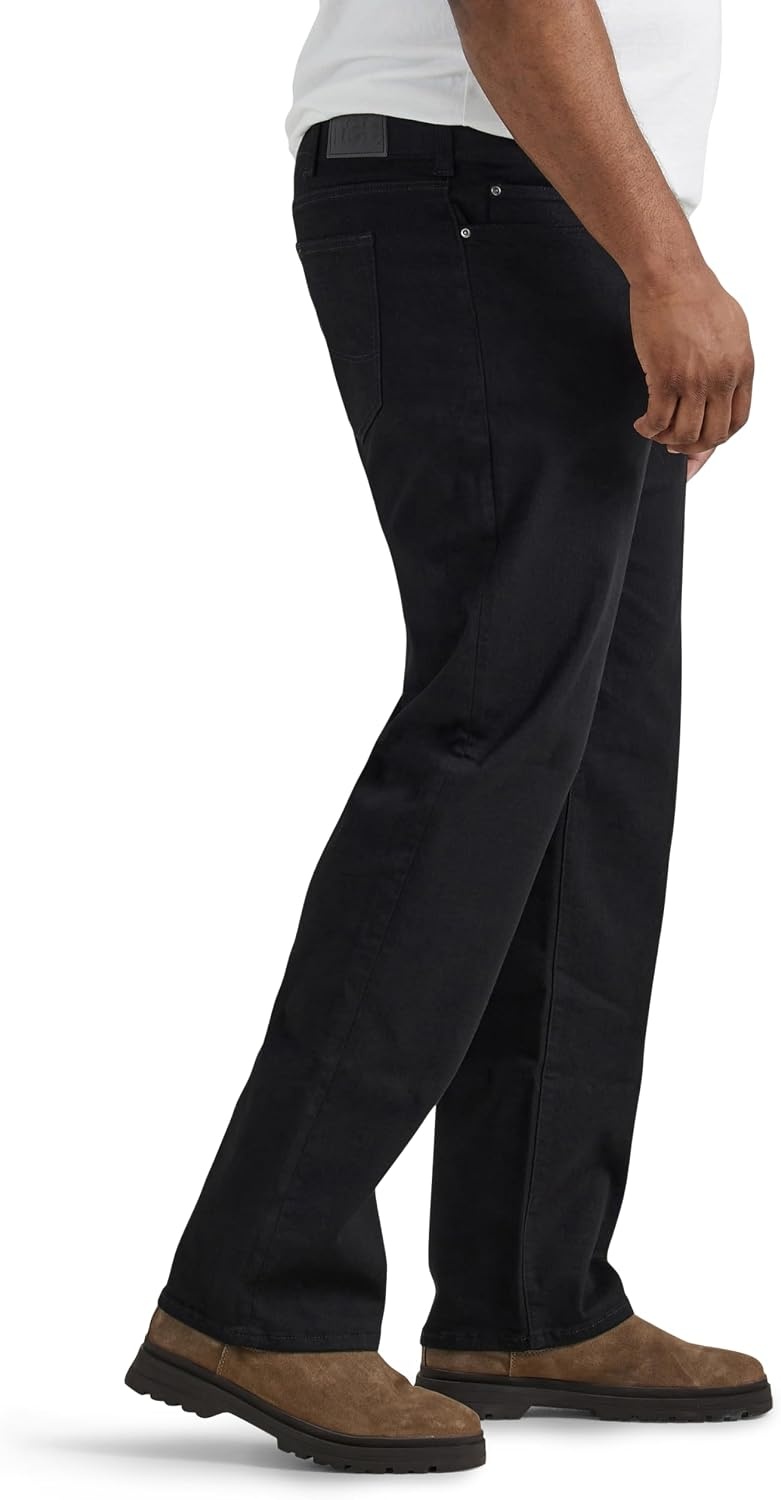 image:imageLee Mens Big amp Tall Extreme Motion Relaxed Straight JeanBlack