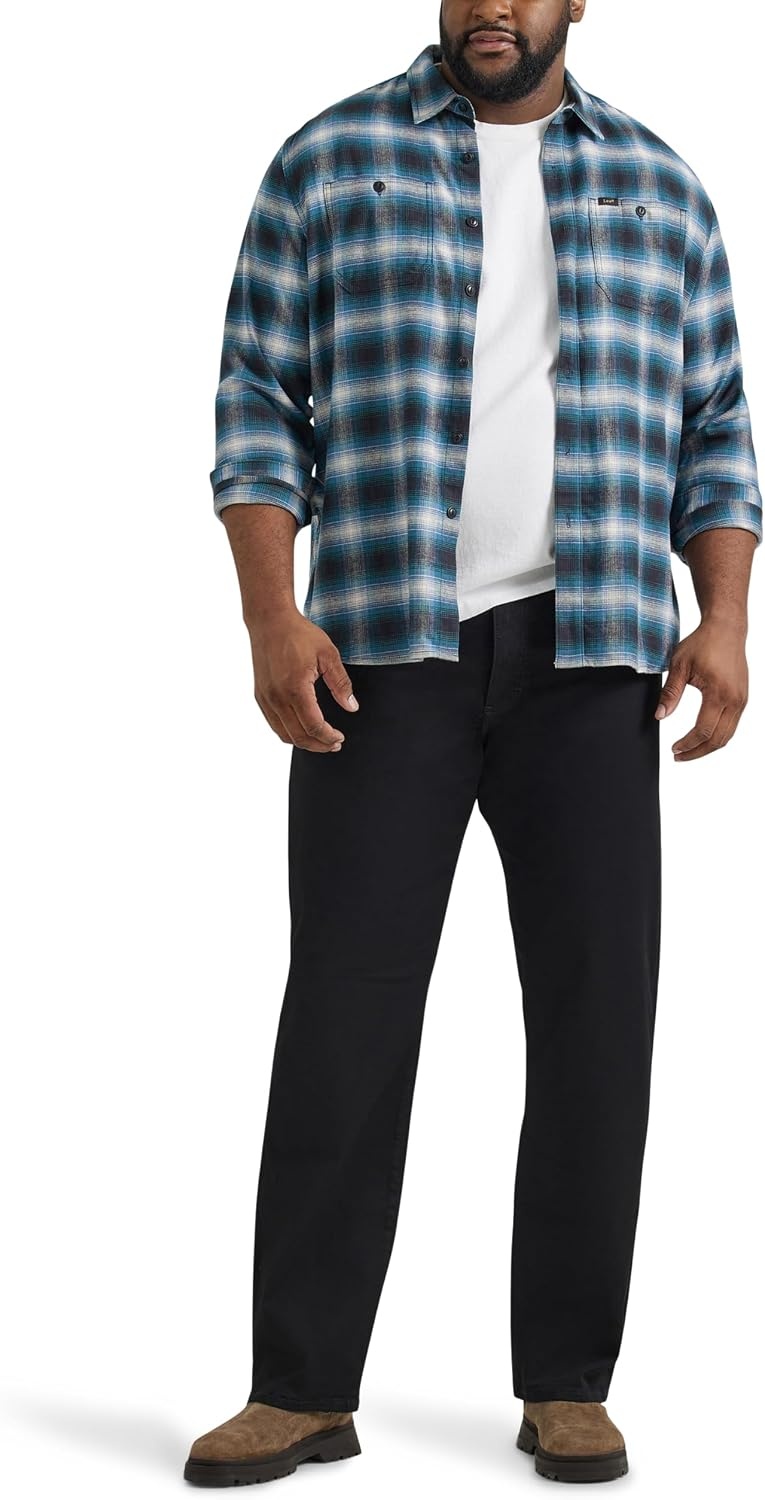 image:imageLee Mens Big amp Tall Extreme Motion Relaxed Straight JeanBlack