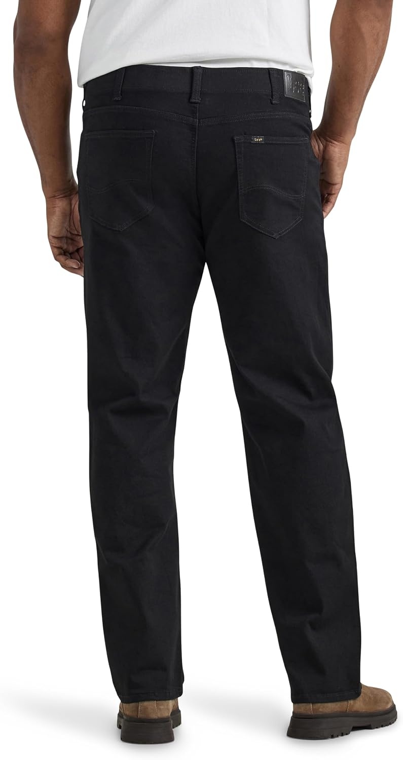 image:imageLee Mens Big amp Tall Extreme Motion Relaxed Straight JeanBlack