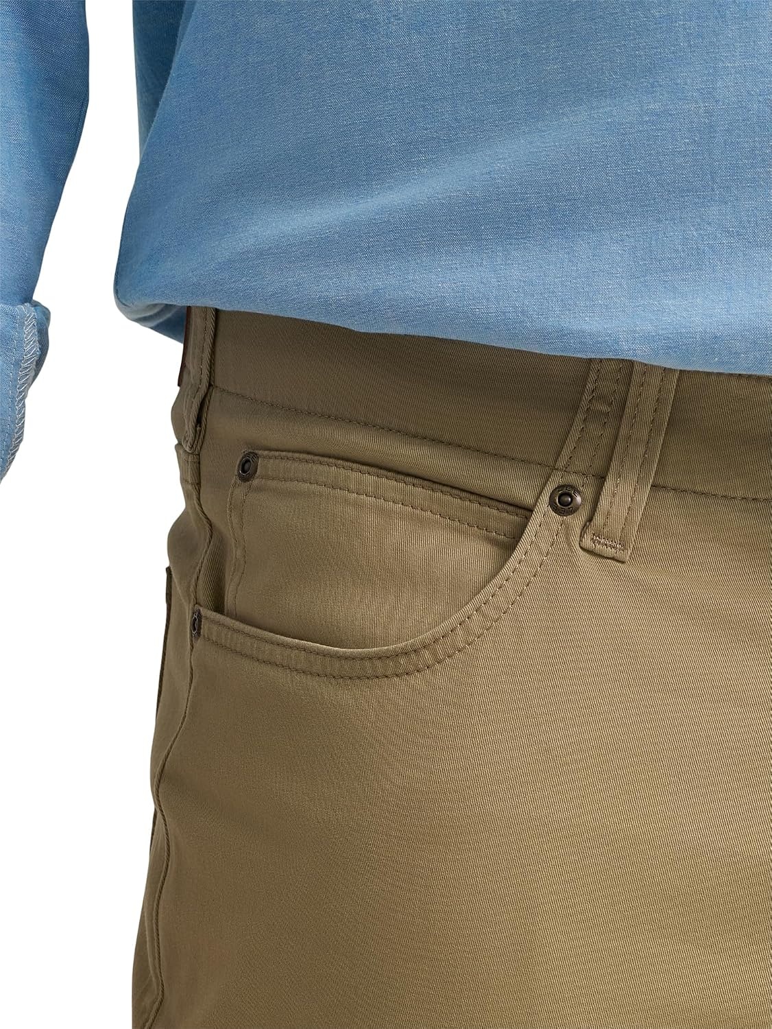 image:imageLee Mens Big amp Tall Extreme Motion Relaxed Straight JeanKansas City Khaki Twill