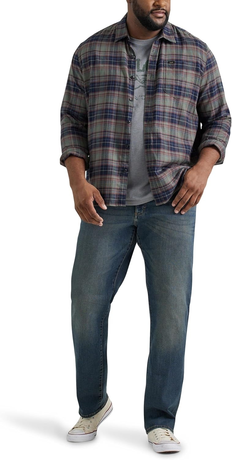 image:imageLee Mens Big amp Tall Extreme Motion Relaxed Straight JeanMaverick