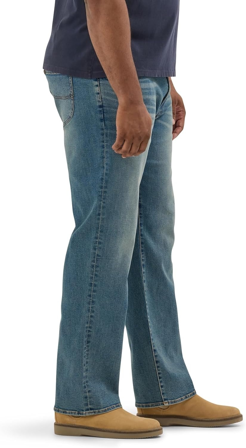 image:imageLee Mens Big amp Tall Extreme Motion Relaxed Straight JeanZone