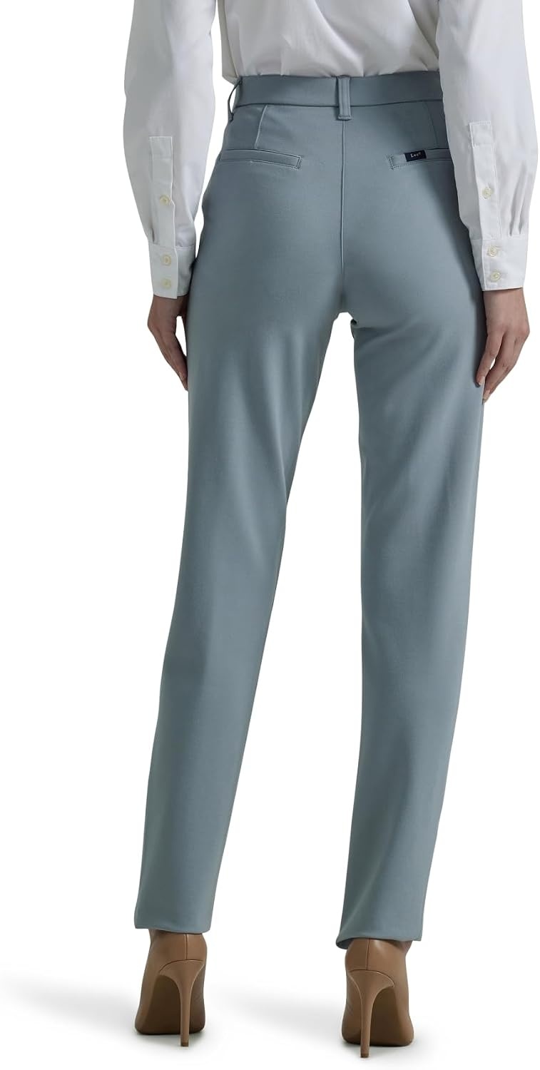 image:imageLee Womens Ultra Lux Comfort Any Wear Straight Leg PantConcrete Gray