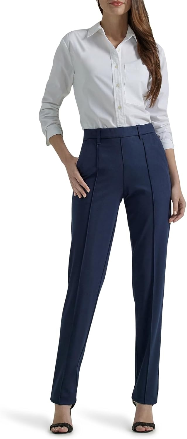 image:imageLee Womens Ultra Lux Comfort Any Wear Straight Leg PantEmperor Navy