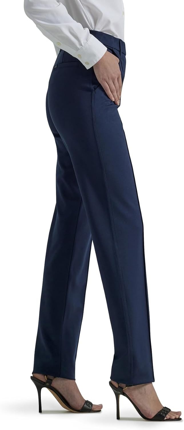 image:imageLee Womens Ultra Lux Comfort Any Wear Straight Leg PantEmperor Navy