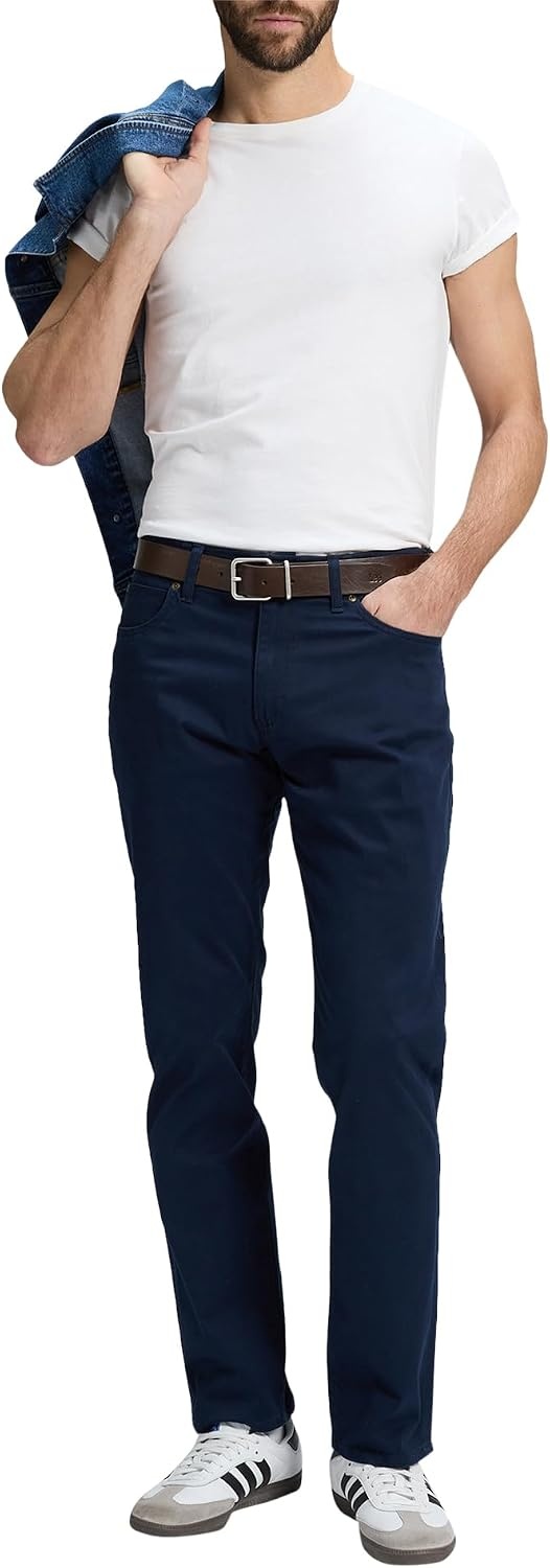 image:imageLee Mens Extreme Motion Straight Taper JeanRivet Navy