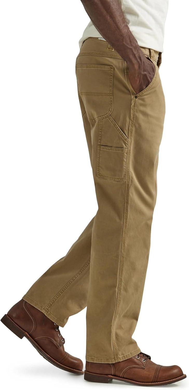 image:imageLee Mens Legendary Workwear Carpenter JeanDark Khaki