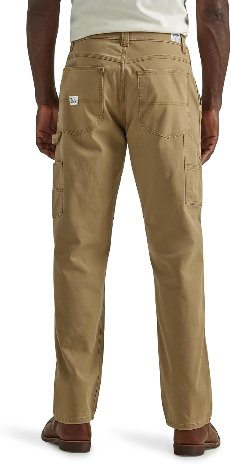 image:imageLee Mens Legendary Workwear Carpenter JeanDark Khaki