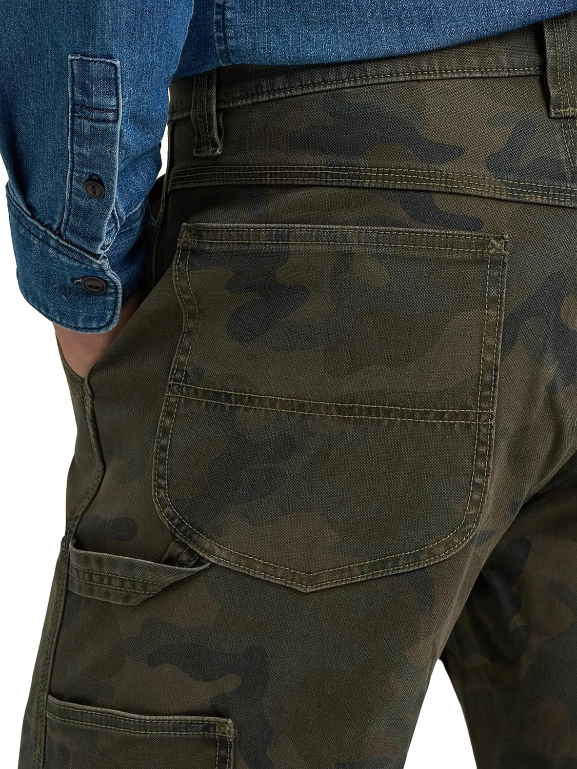 image:imageLee Mens Legendary Workwear Carpenter JeanOlive Camo