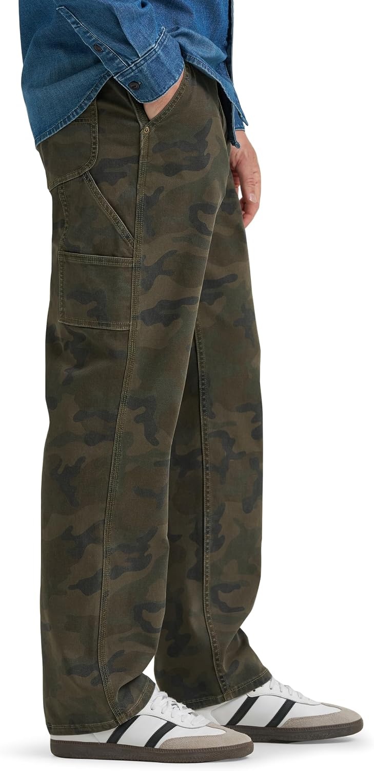 image:imageLee Mens Legendary Workwear Carpenter JeanOlive Camo