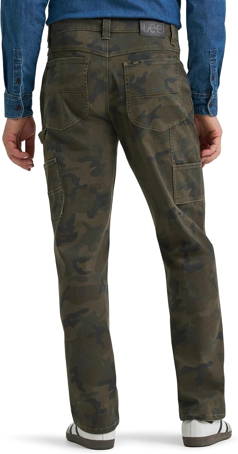 image:imageLee Mens Legendary Workwear Carpenter JeanOlive Camo