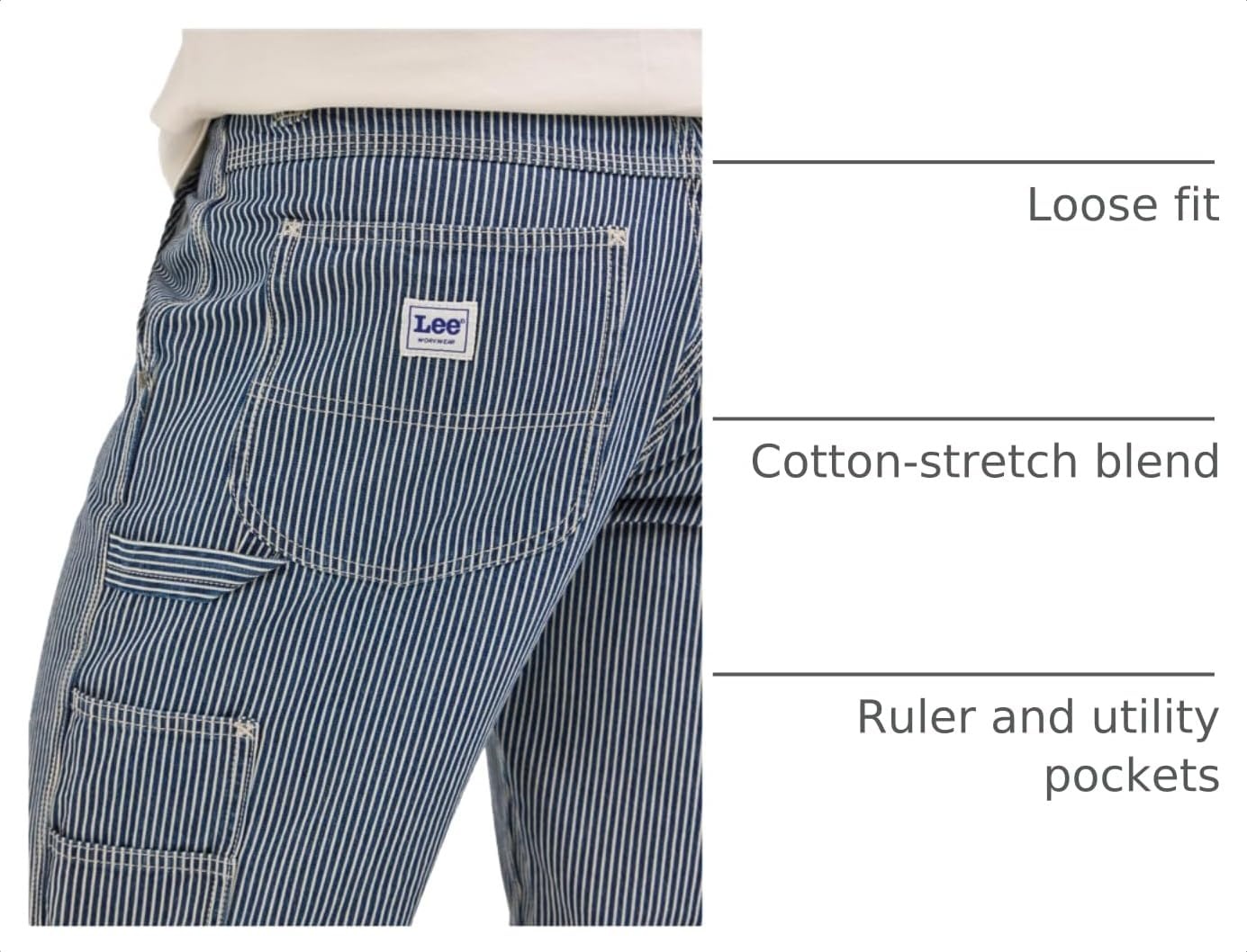 image:imageLee Mens Legendary Workwear Carpenter JeanRailroad